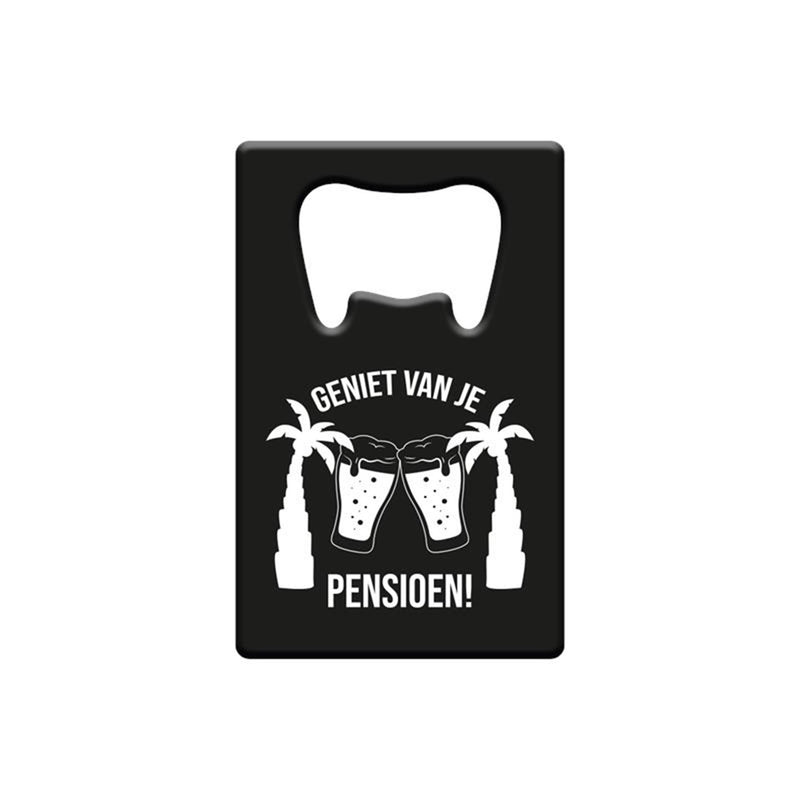 Paperdreams flesopener metaal - pensioen