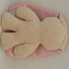 Snuggle bunny beige met roze oren. 26 cm
