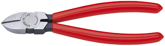 Knipex zijsnijtang zwart geatramenteerd met kunststof bekleed 125 mm - 7001125