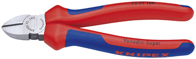 Knipex zijsnijtang 70 02 125 kniptang (rood blauw)