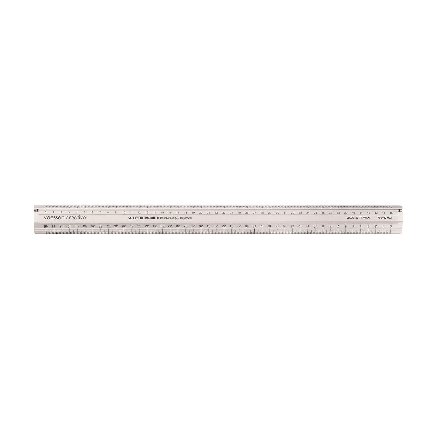 Vaessen creative • aluminium veiligheidsliniaal 45cm