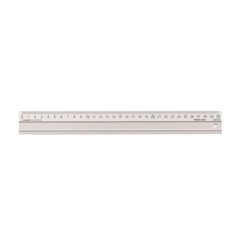 Vaessen creative • aluminium snijliniaal 30cm
