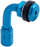 Spec-x ventiel rim valve 90 degrees blue