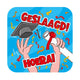 Paperdreams huldeschild geslaagd cartoon