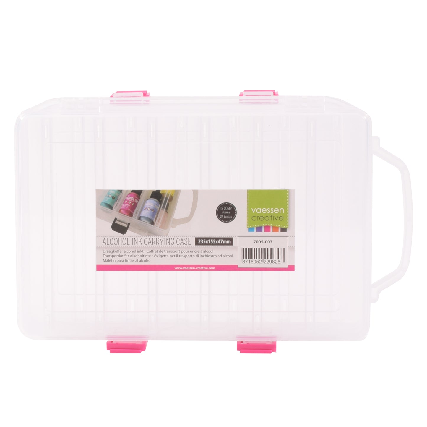 Vaessen creative • opbergbox alcoholinkt 23,5x15,5x4,7cm