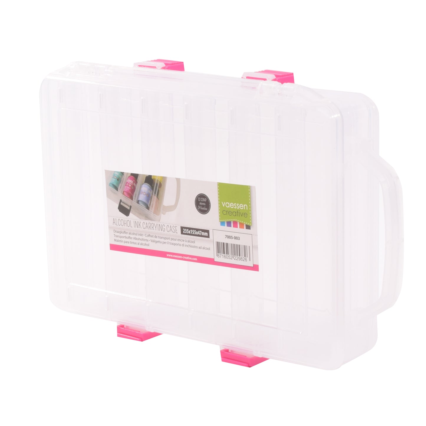 Vaessen creative • opbergbox alcoholinkt 23,5x15,5x4,7cm