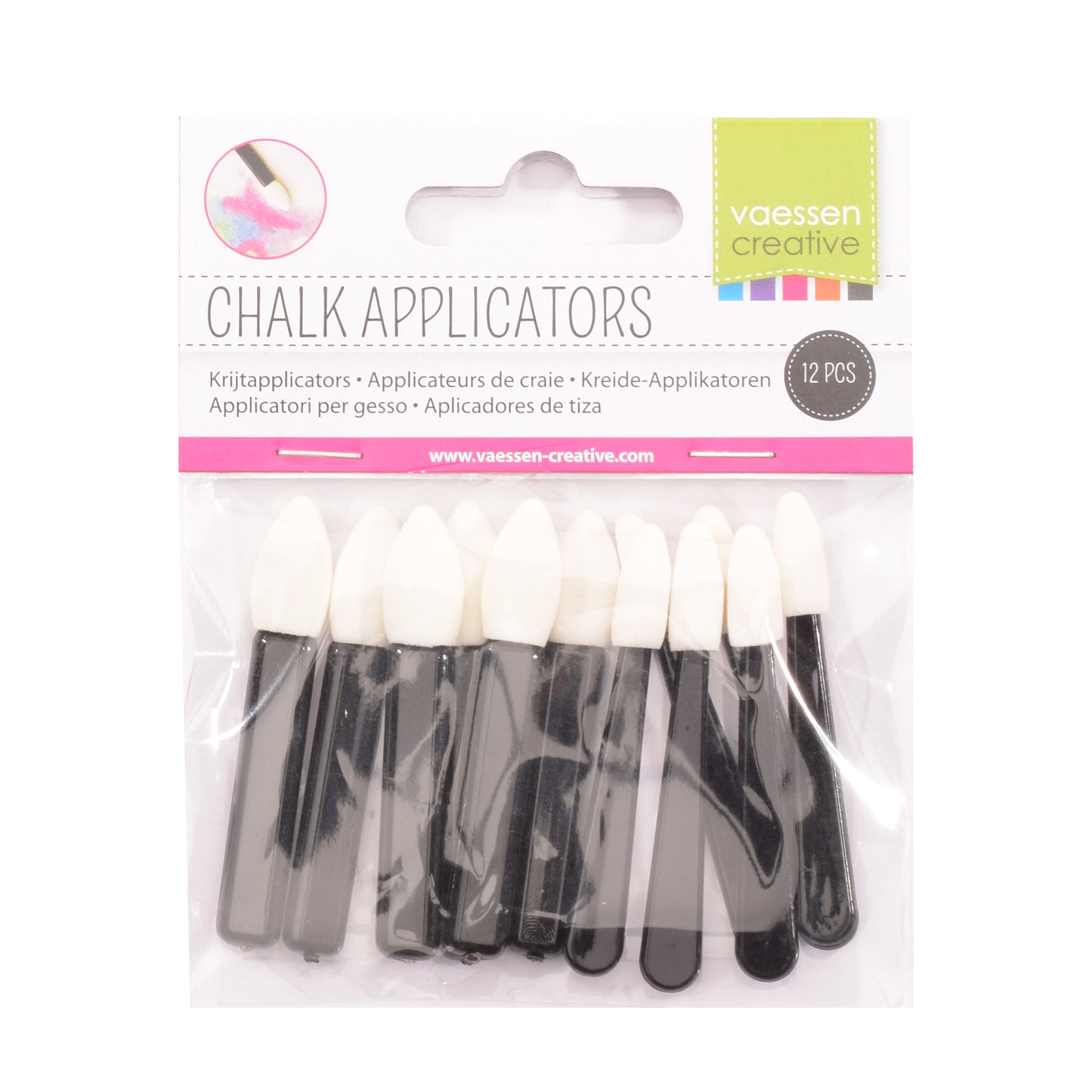 Vaessen creative • krijtapplicators 12stuks