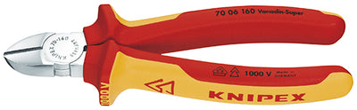 Knipex zijsnijtang vde 70 06 160 kniptang (rood geel, vde-getest)
