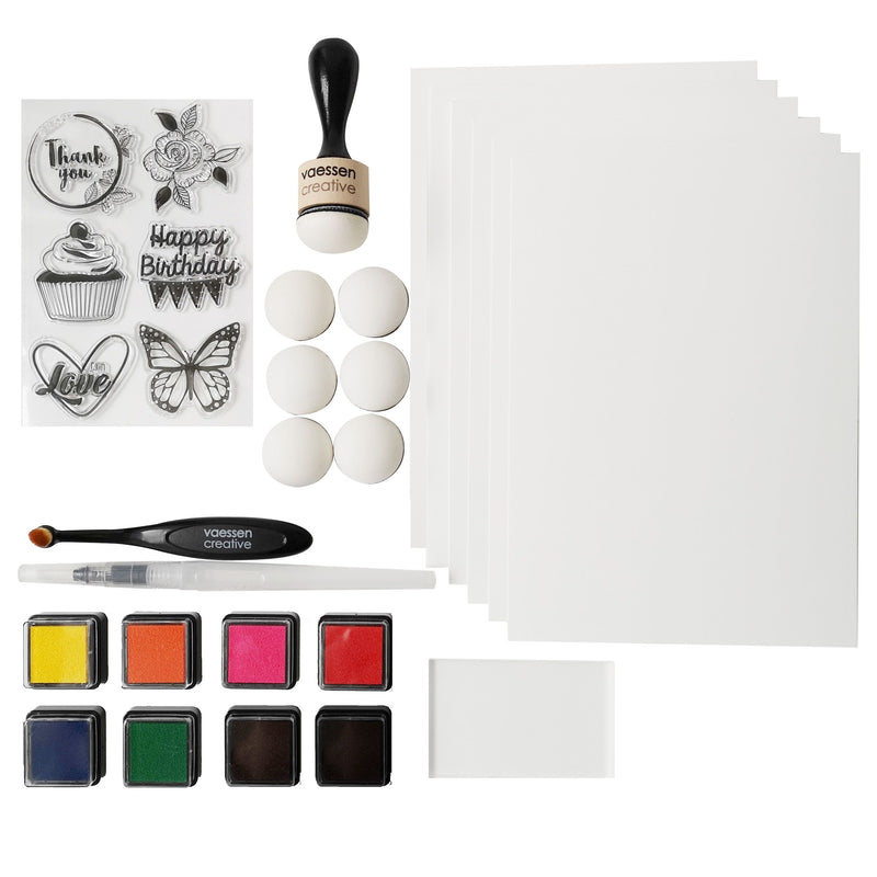 Vaessen creative • stempel starterset