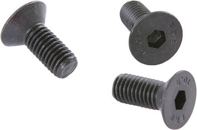 Bollard bout screw m8 zinc black 3 pcs. 15mm