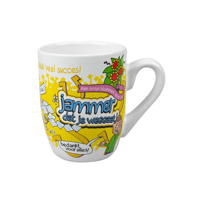 Paperdreams cartoonmok - jammer dat je weggaat