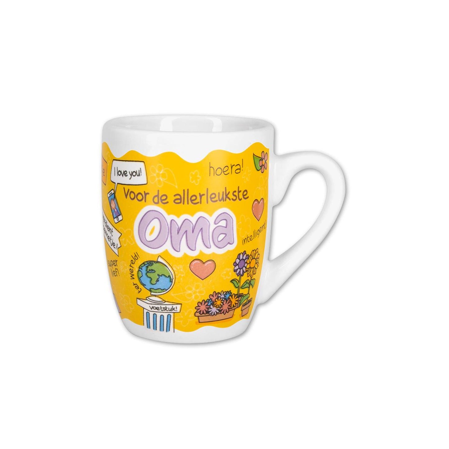 Paperdreams cartoonmok - oma 2 - keramiek 440ml
