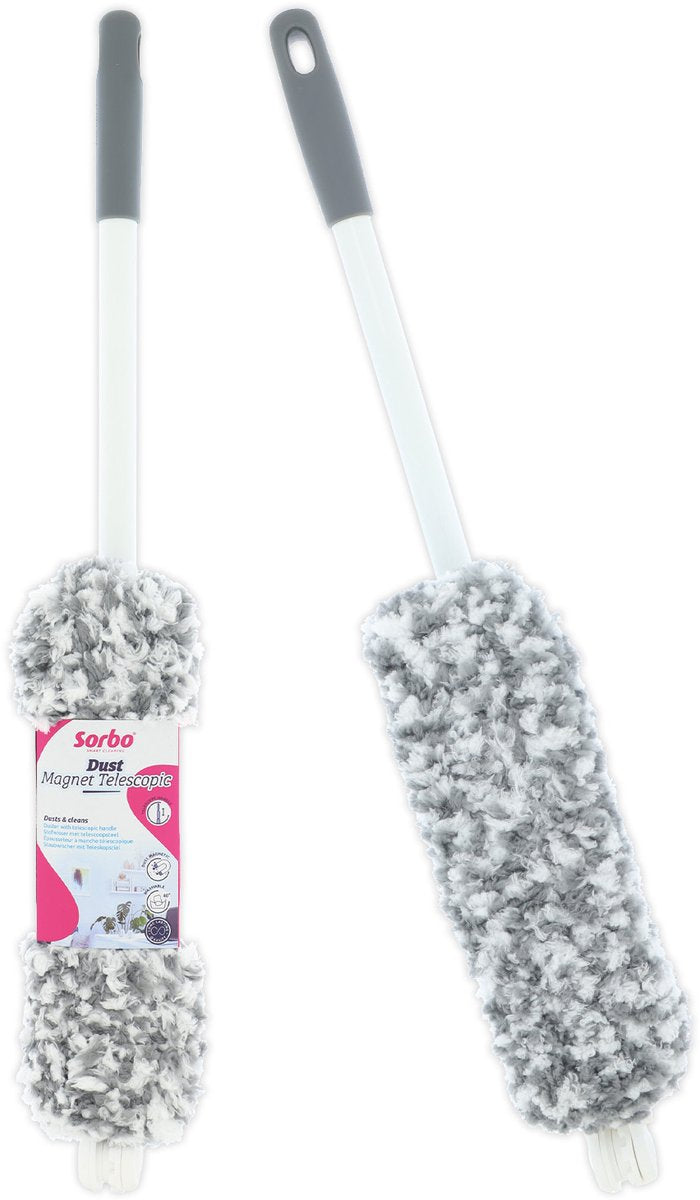 Sorbo dust magnet telescopic – uitschuifbare stofwisser – 135 cm – wasbaar