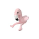 Paperdreams knuffel happy friends - flamingo 15x15x18cm