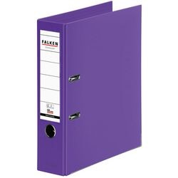 Ordner falken chromocolor a4 80 mm pp (polypropeen) violet 2-rings 1 stuk