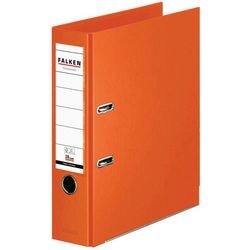 Ordner falken chromocolor a4 80 mm karton, pp (polypropeen) oranje 2-rings