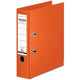 Ordner falken chromocolor a4 80 mm karton, pp (polypropeen) oranje 2-rings