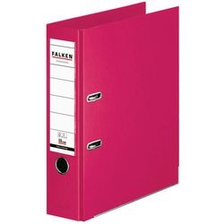 Ordner falken chromocolor a4 80 mm karton, pp (polypropeen) roze s80 1 stuk