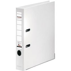 Ordner falken chromocolor a4 50 mm pp (polypropeen) wit 2-rings 1 stuk