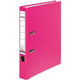 Ordner falken pp-color a4 karton, pp (polypropeen) roze 2-rings 1 stuk