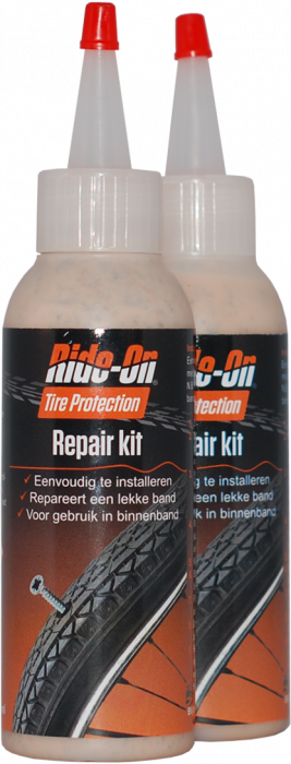 Ride-on bandensealant voor dames en herenfiets (2x 125 ml)