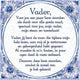 Paperdreams tegel delfts blauw - vader