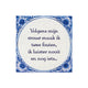 Paperdreams tegel delfts blauw - twee fouten