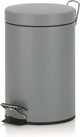 Kela monaco pedaal afvalemmer - 3 l - licht grijs -