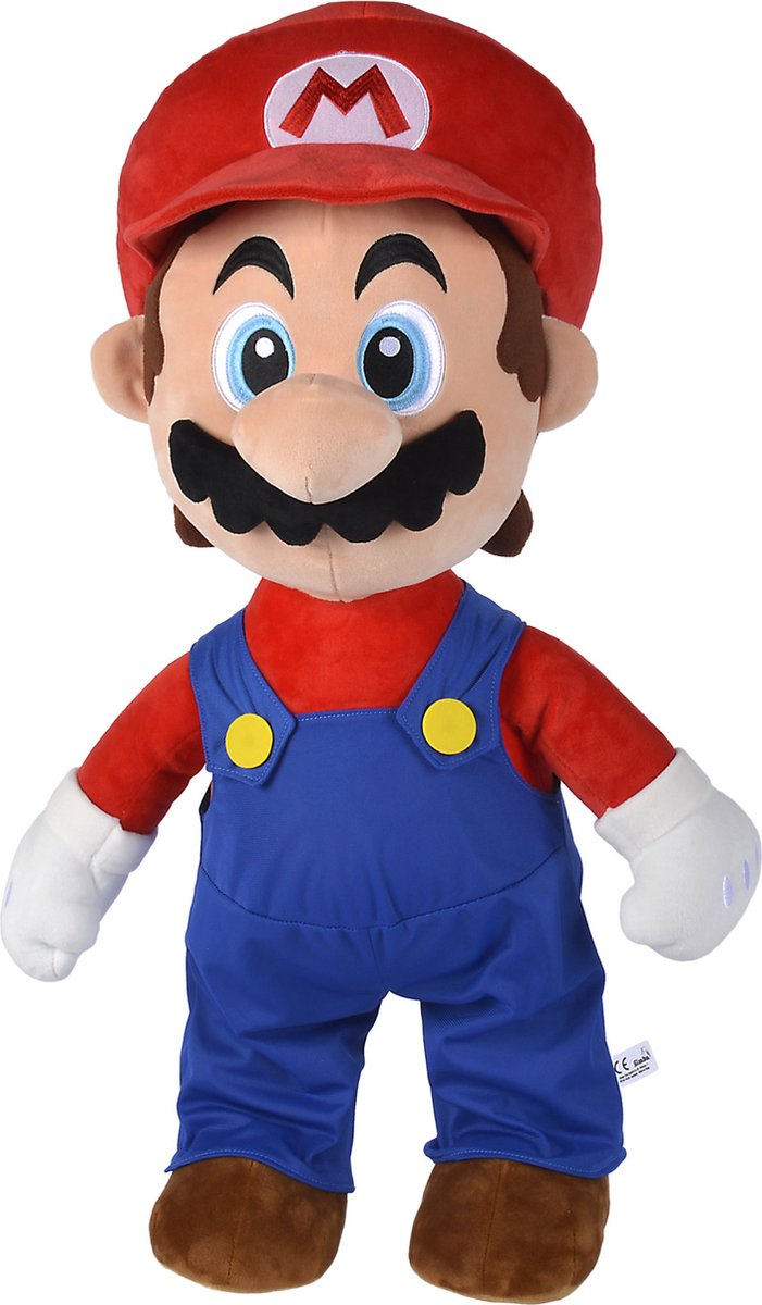 Simba super mario - mario pluche, giant - 70 cm - knuffel