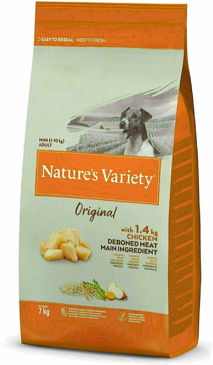 Natures variety - original adult mini chicken - hondenvoer - 7 kg