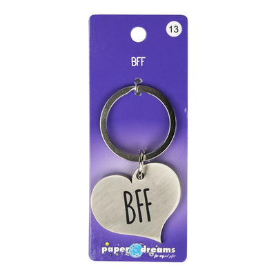 Paperdreams hart sleutelhanger - bff