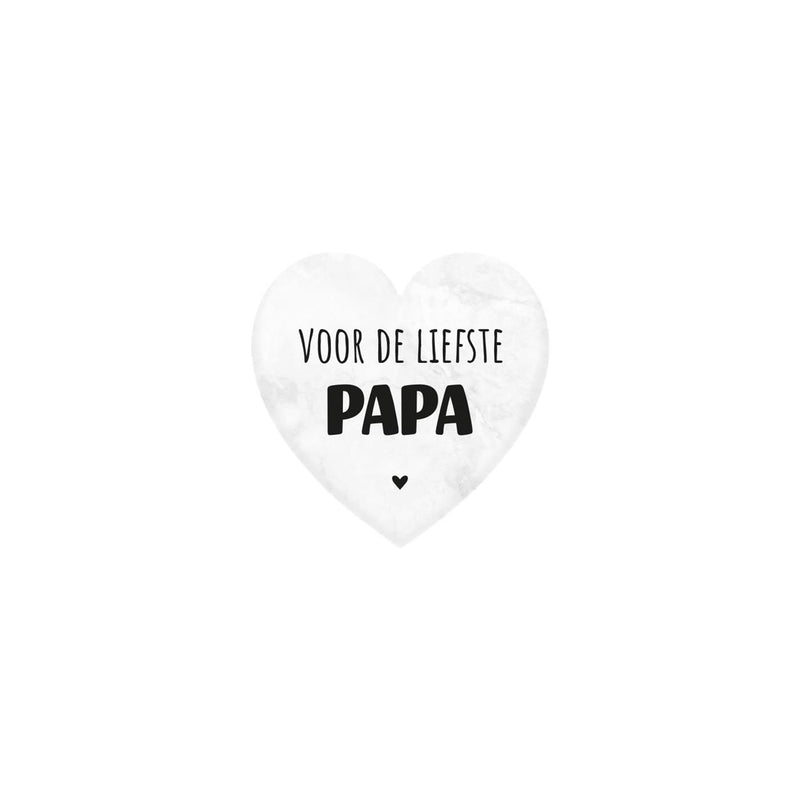 Paperdreams marmeren hartje - papa