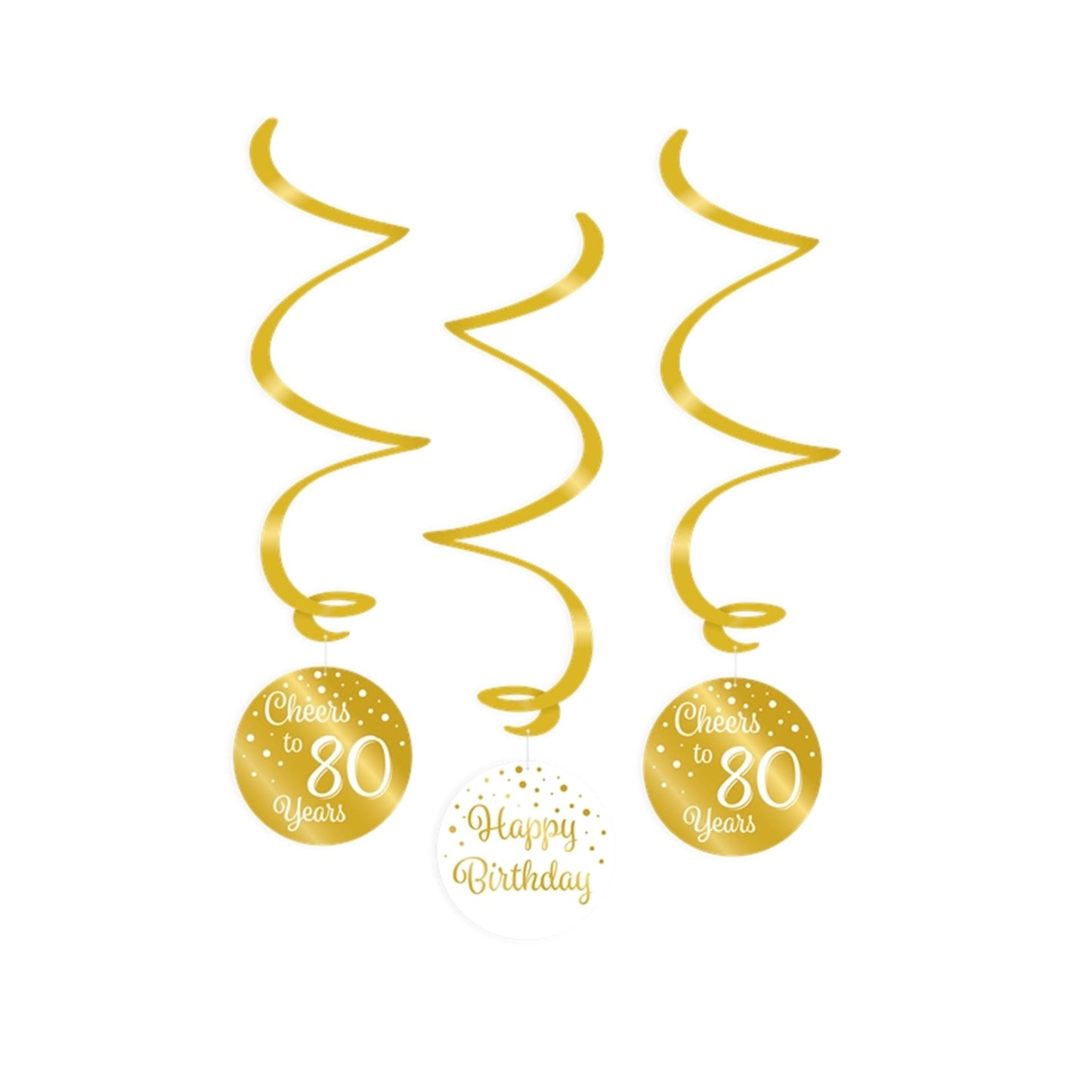 Paperdreams swirlslingers goud wit - 80