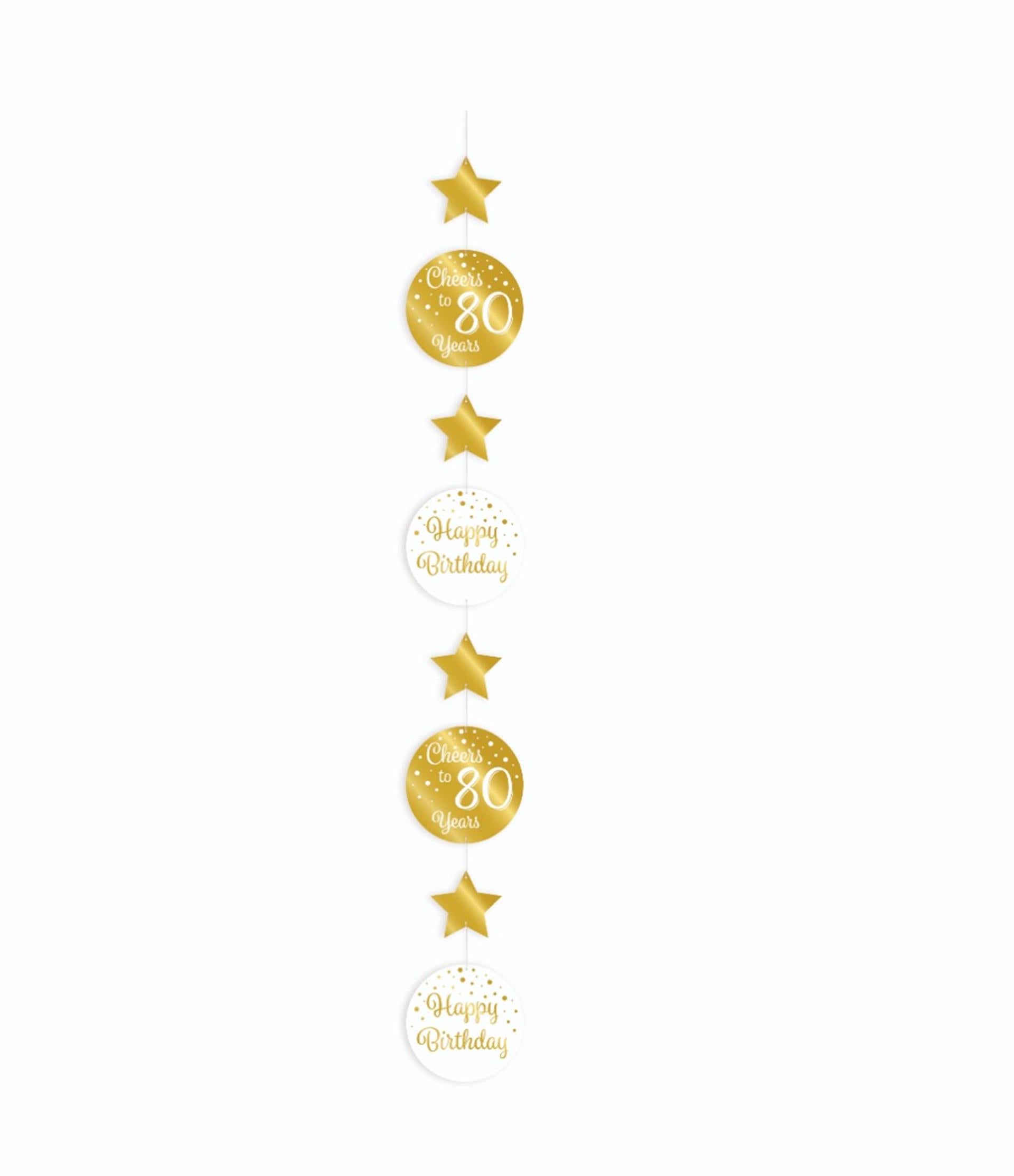Paperdreams hangslinger goud wit - 80
