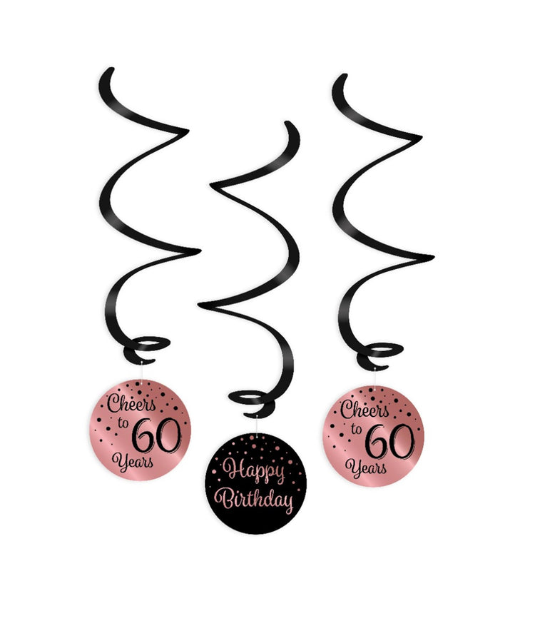 Paperdreams swirlslingers roze zwart 60