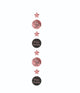 Paperdreams hanging decoration roze zwart - 60