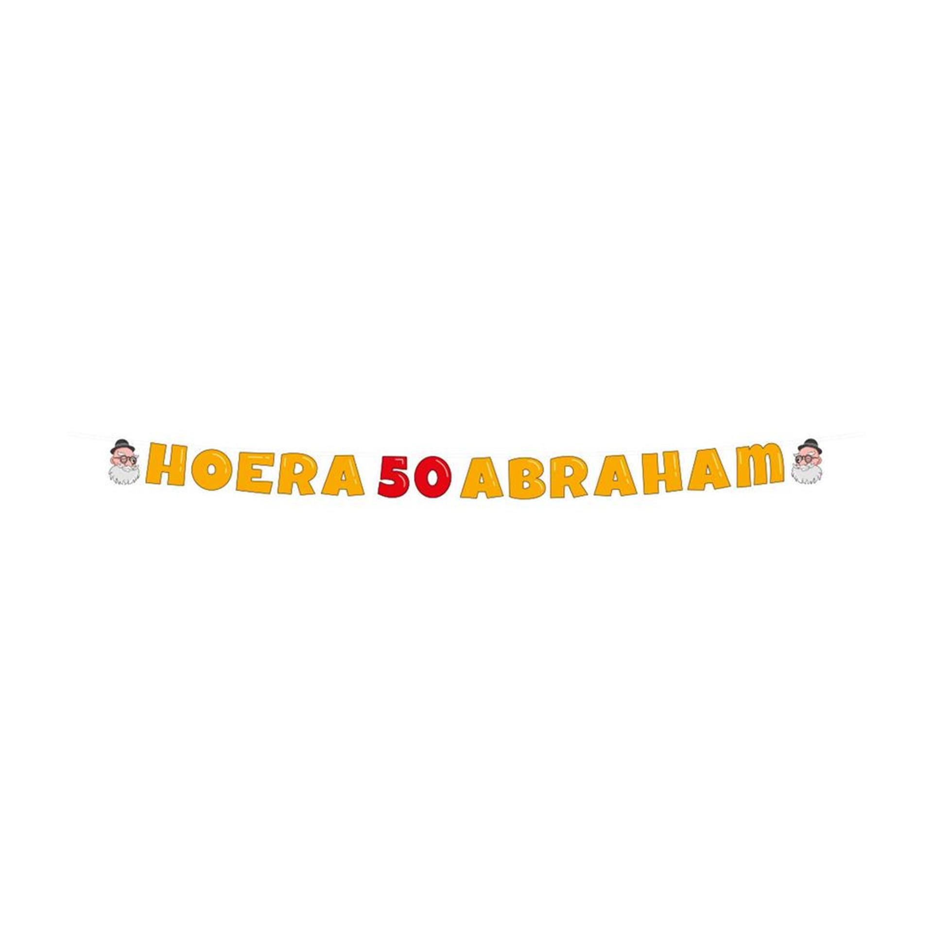 Paperdreams letter banner - abraham 50 17x250cm