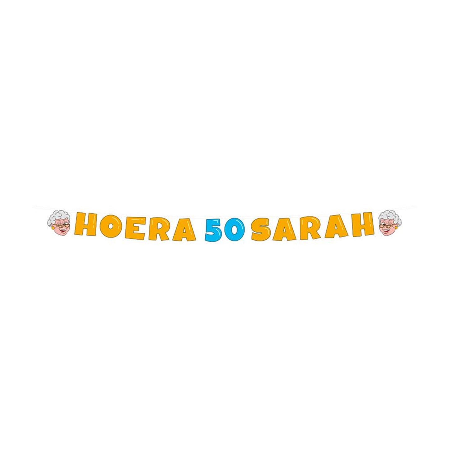 Paperdreams letter banner - sarah 50 17x250cm