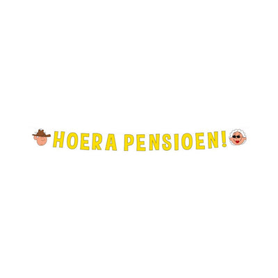 Paperdreams letter banner - pensioen