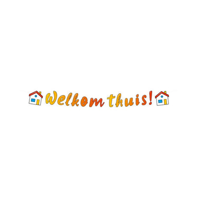 Paperdreams letter banner - welkom thuis