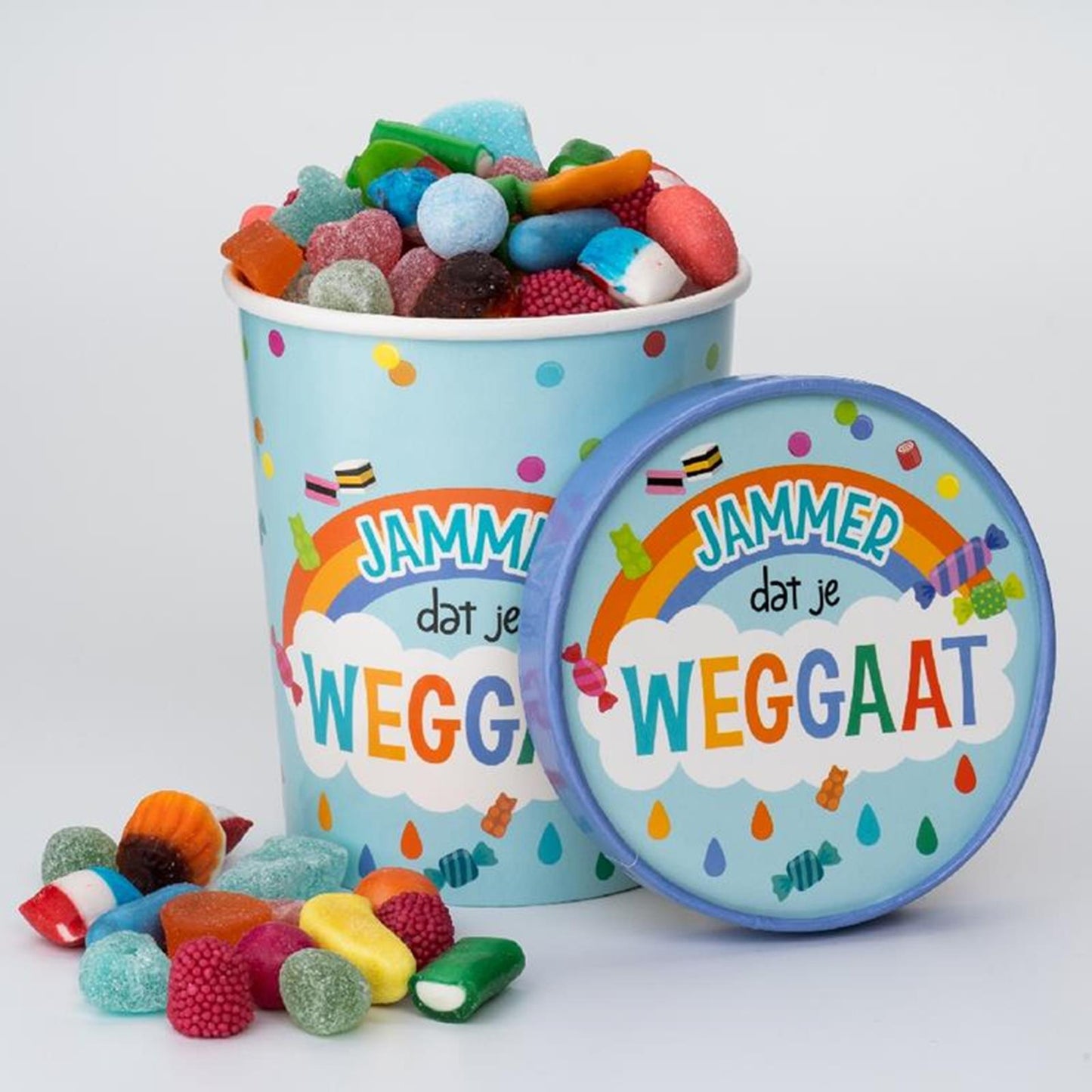 Paperdreams snoepbeker ã˜12x14cm - jammer dat je weggaat
