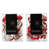 Decoris paddenstoel foam op steker groot 4x3cm of klein 2,5cm - afbeelding 1
