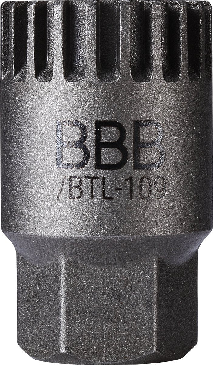 Bbb cycling bracketplug trapassleutel - compatibel met octalink en isis trapassen - voor monteren en verwijderen shimano bottom brackets - fietsgereedschap - btl-109