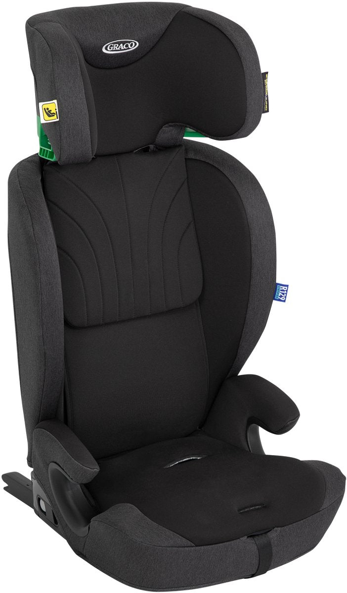 Graco energi i-size r129 - midnight - autostoel met isofix en top tether - van 76 tot 150 cm (ca. 15 maanden tot 12 jaar)