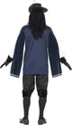 Vegaoo blauwe musketiers kostuum voor mannen - verkleedkleding - large