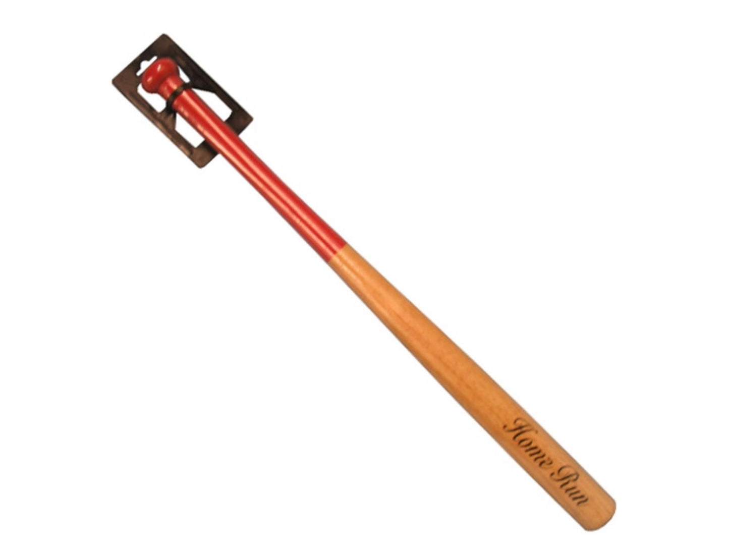 Engelhart honkbalknuppel rood naturel hout