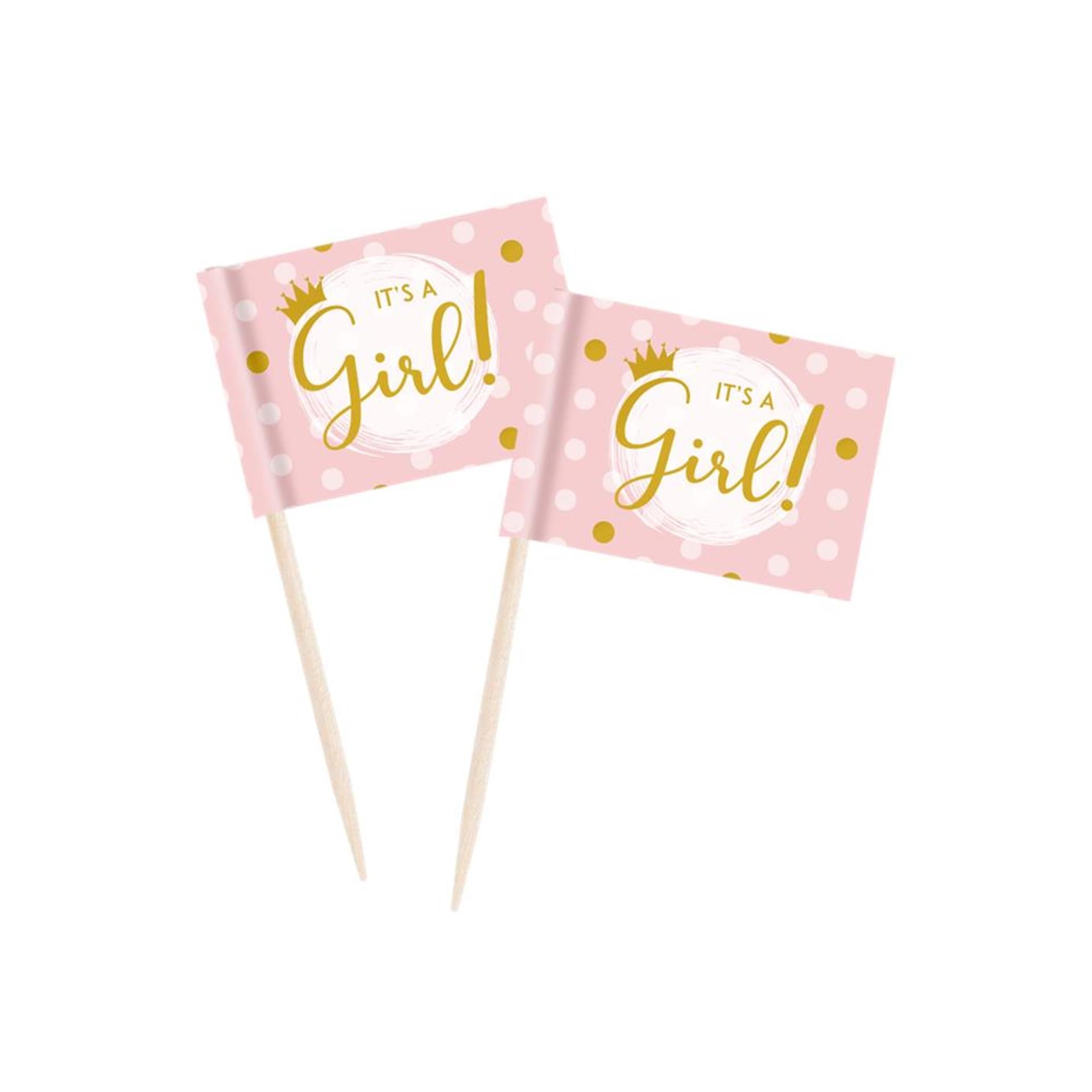 Paperdreams prikkers - it's a girl 6,5x3cm