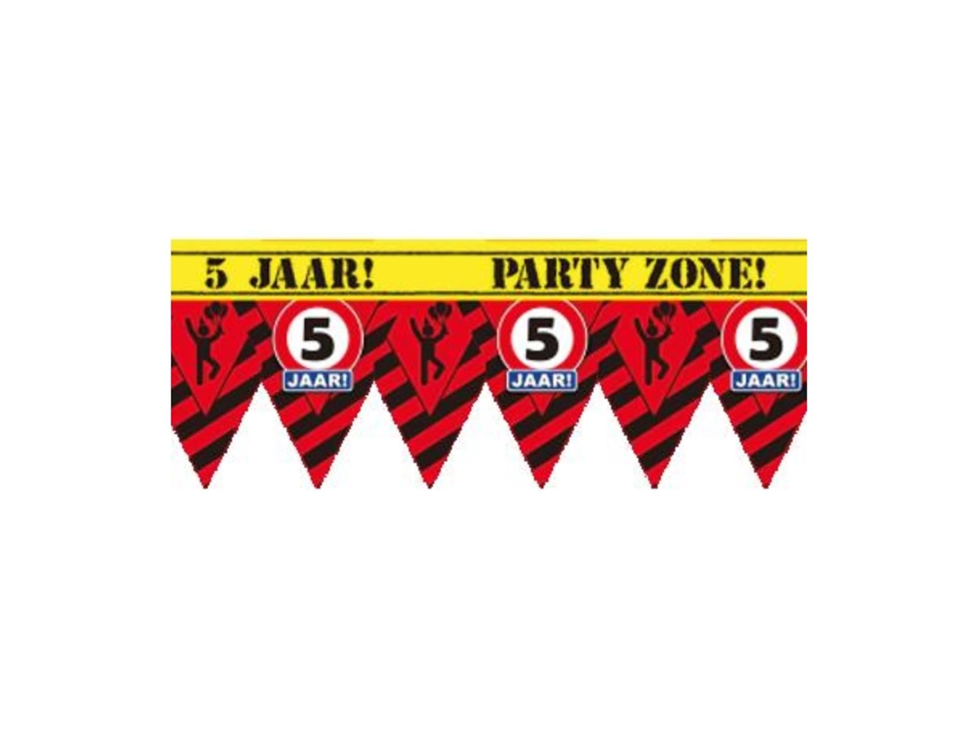 Paperdreams party tape - 5 jaar 12 meter