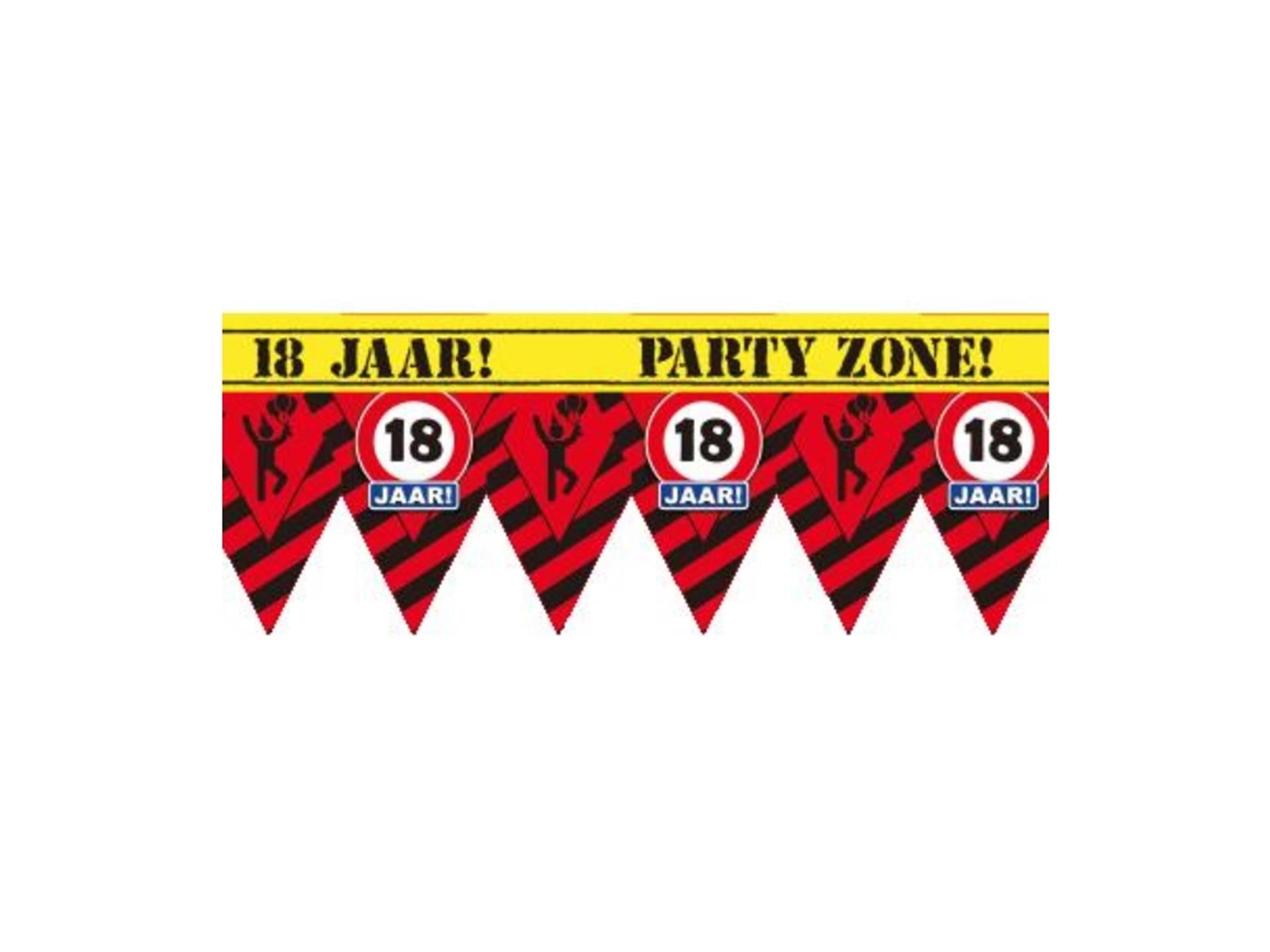 Paperdreams party tape - 18 jaar 12 meter