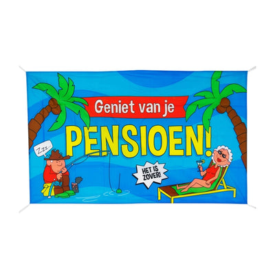 Paperdreams gevel vlag xxl pensioen